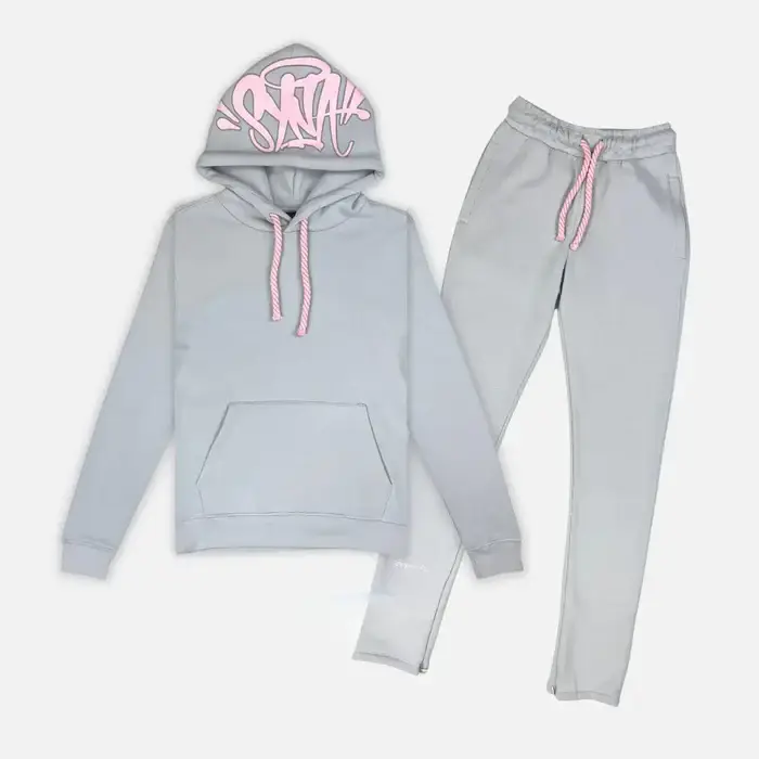 SYNAWORLD 'SYNA LOGO' TRACKSUIT GREY PINK (5) SYNAWORLD 'SYNA LOGO' TRACKSUIT GREY PINK (5)